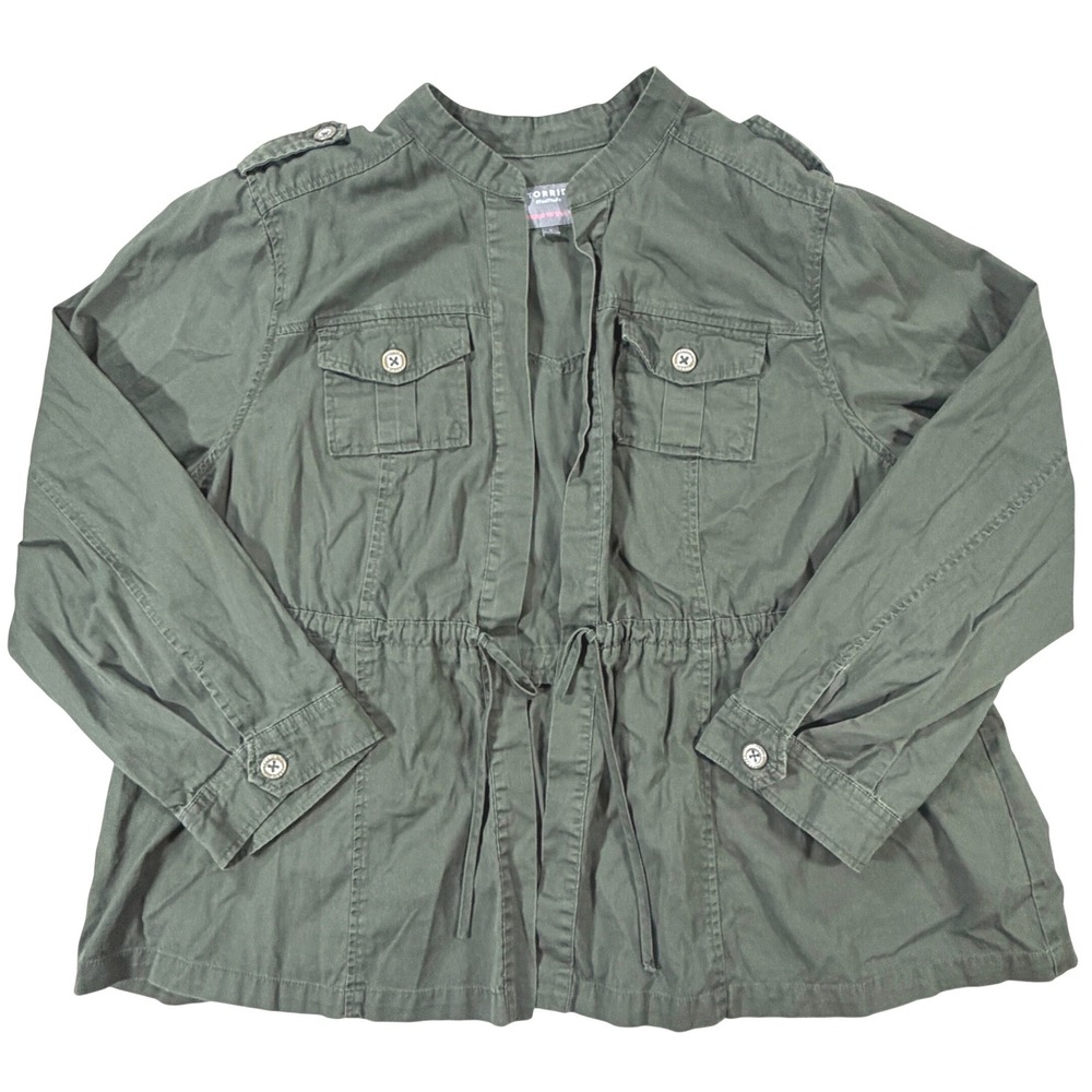 Military Green Utility Jacket Torrid Womens 3 Gorpcore Safari Cargo Fall Plus